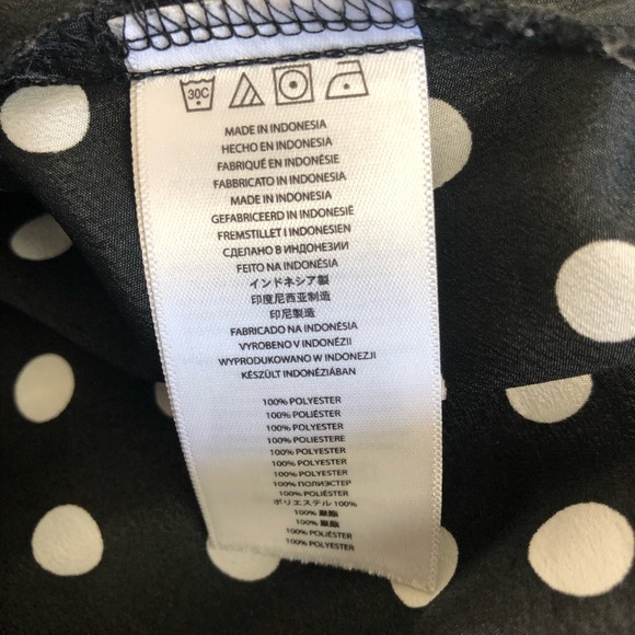 Michael Kors Polka-Dot Zipper Top - Size S - Picture 6 of 6